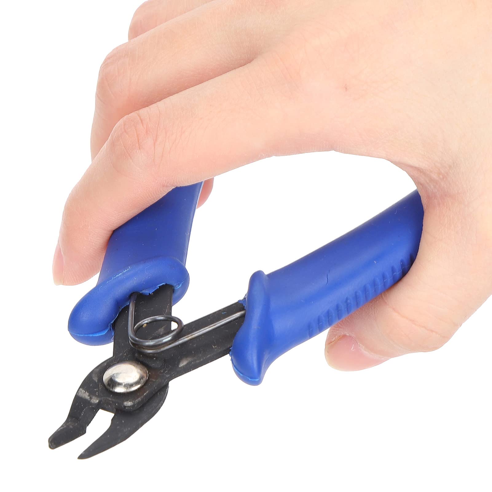 Set di pinze per gioielli, set di 5 pinze professionali per gioielli con borsa degli attrezzi, ideali per la creazione di gioielli, riparazioni e artigianato fai da te, include ago in tessuto naso,