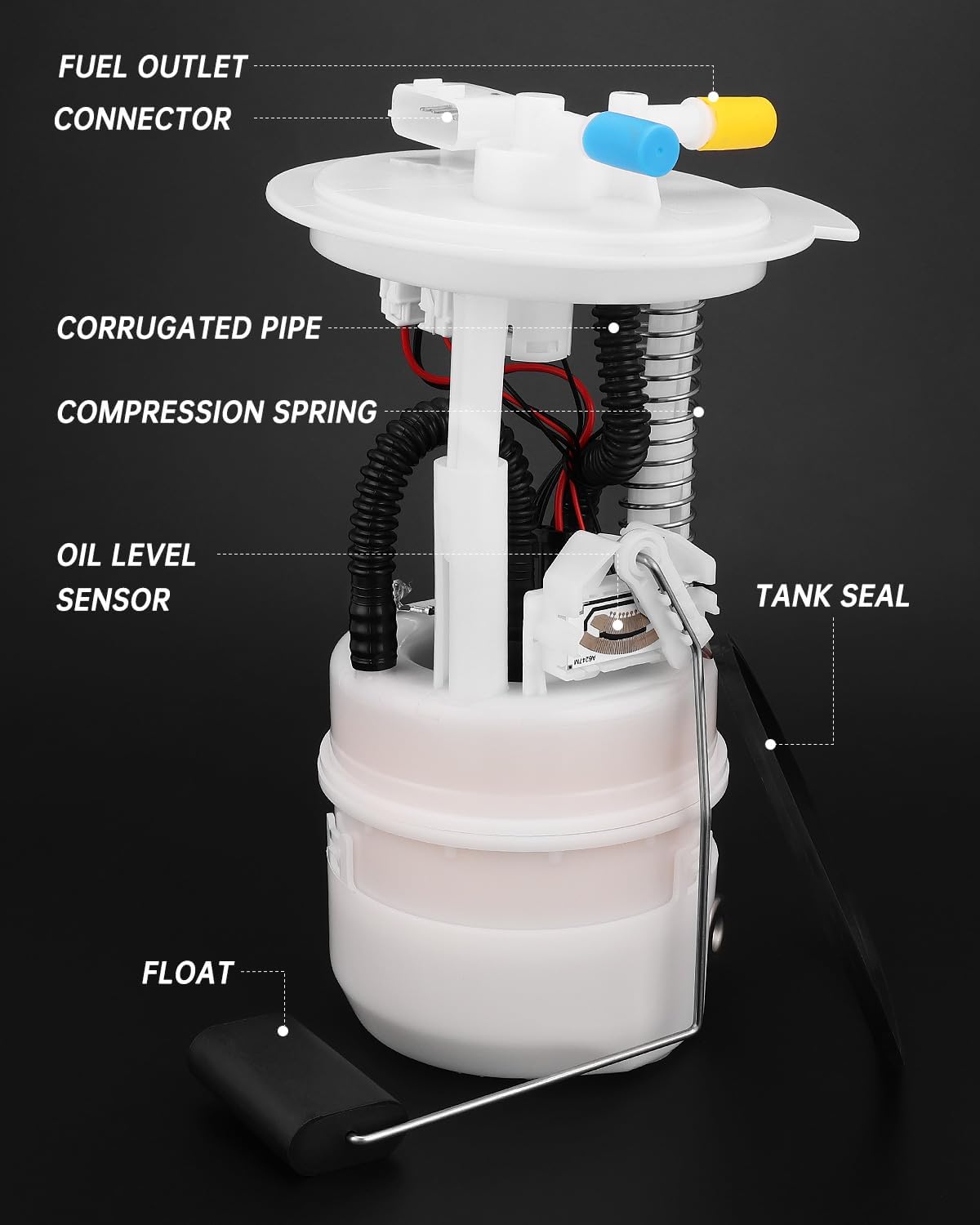 OKLPF Electric Fuel Pump Module Assembly E8545M Compatible with 2004 2005 2006 2007 2008 2009 Nissan Quest V6 3.5L,2004 2005 2006 Nissan Altima L4 2.5L V6 3.5L,2004-2008 Nissan Maxima V6 3.5L