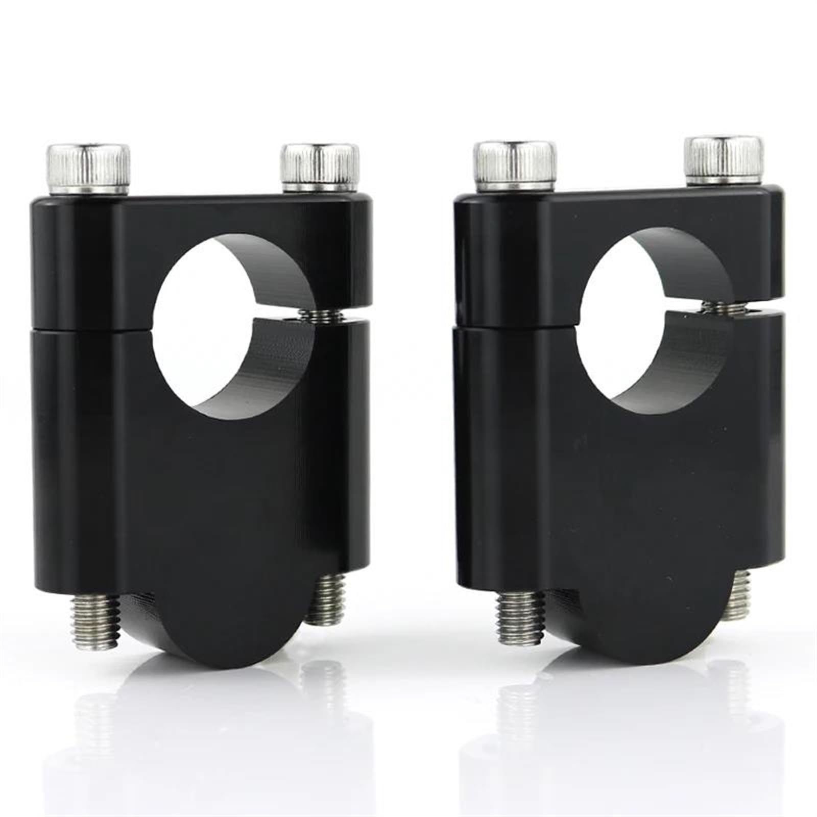 Riser Manubrio Moto per H&Onda CRF150 CRF230L CRF300L CRF250L XR250R XR600R XR650L Morsetto di Montaggio Riser Manubrio Distanziale Rialzo Manubrio(Nero,40 mm)