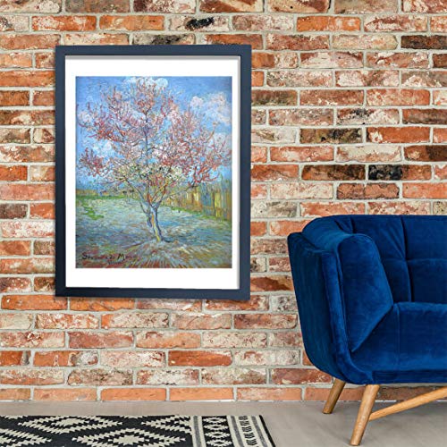Giclée Pêcher en fleur Vincent Van Gogh 1888 grand format décoration murale - 2