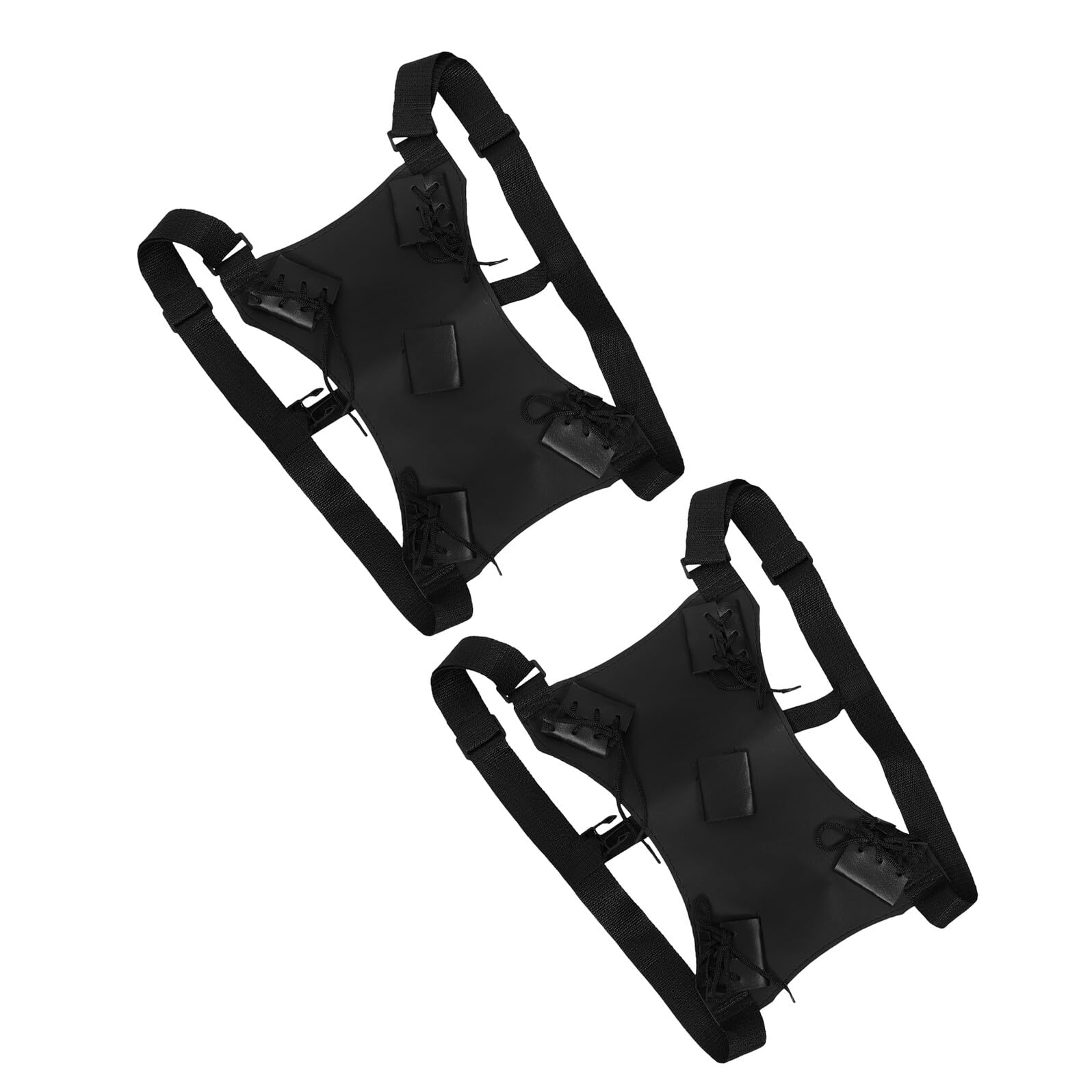 Porta Espada Doble de Cuero con Correa Ajustable para Práctica de Esgrima 8