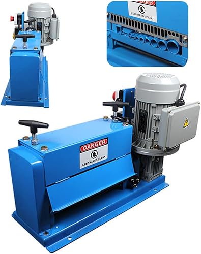 Miniatura 5 de INTBUYING Máquina peladora de cables de cable, Máquina peladora automática eléctrica de alambre, Pelador de tiras de cable de cobre de chatarra de