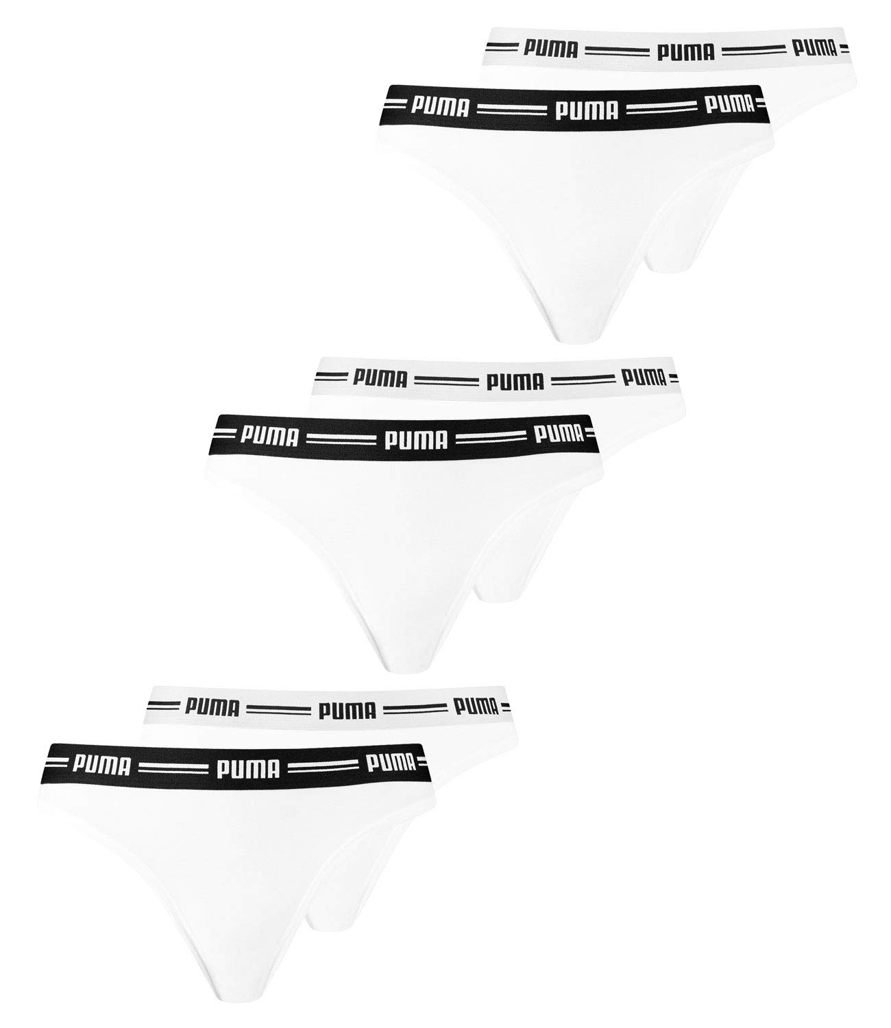 PUMA Womens Iconic Strings Thong 603034001 Pack of 6