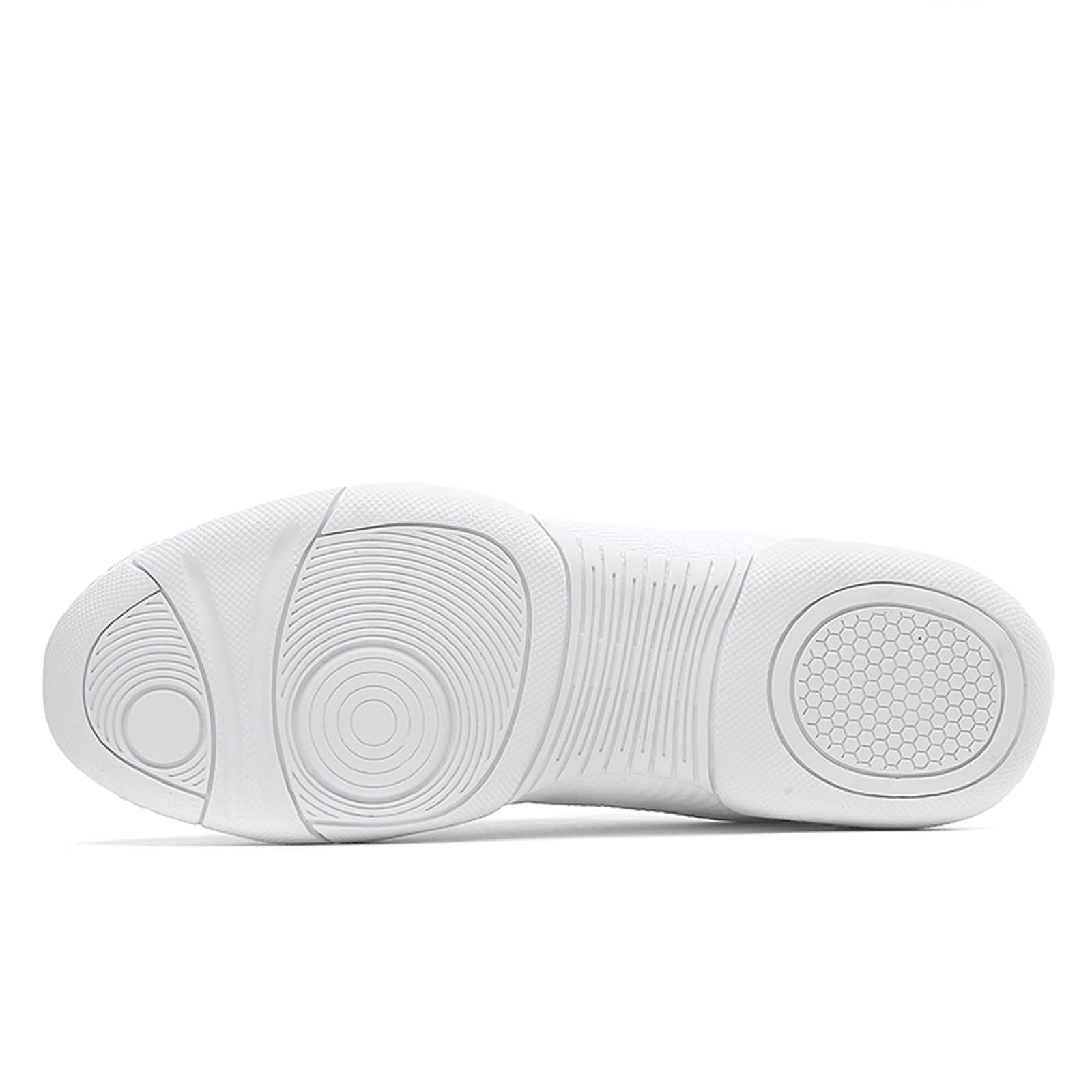 CERYTHRINA Women White Cheerleading Shoes Youth Girls Lightweight Sports Cheer Shoes Athletic Training Tennis Flat Walking Competition Sneakers White 41