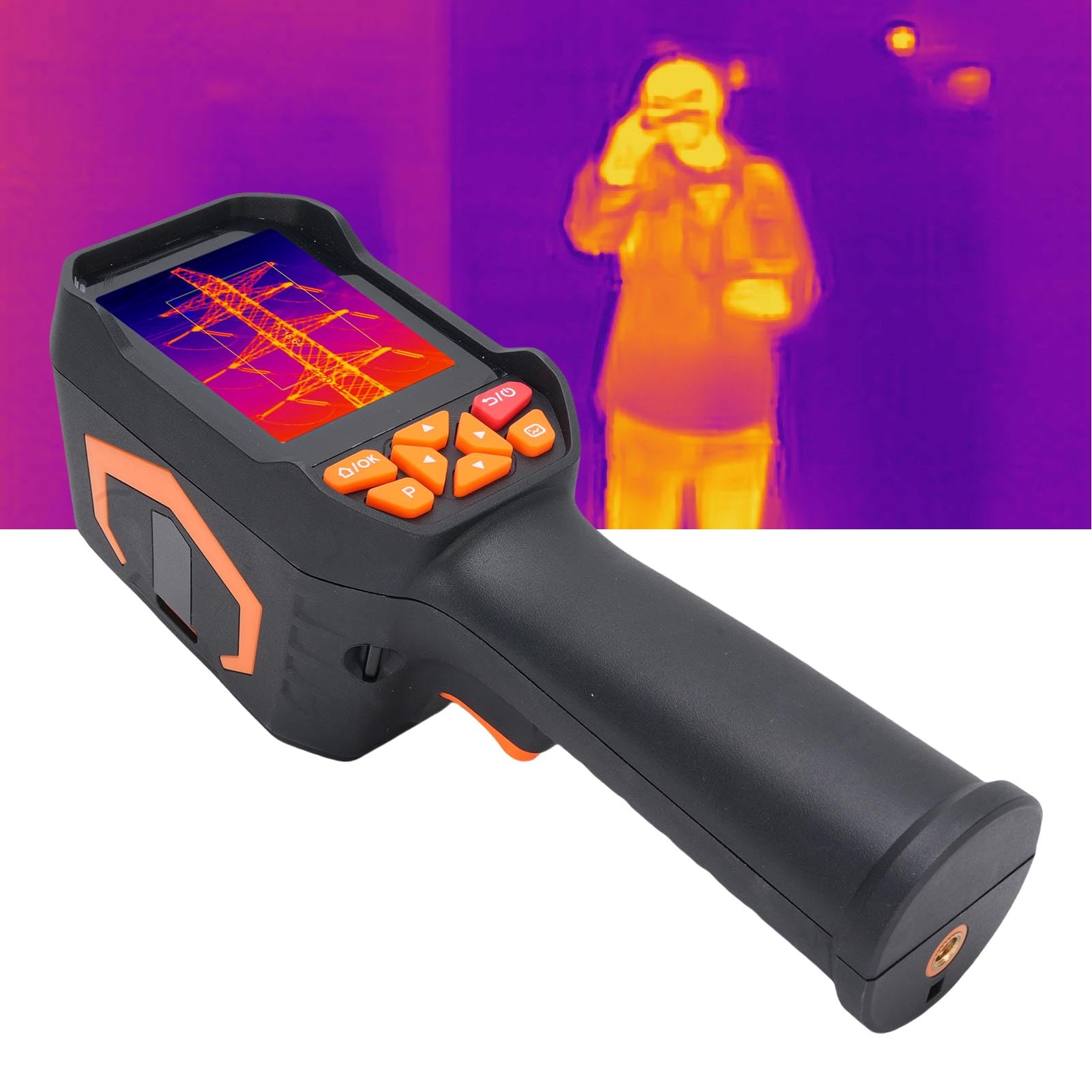 Sxhlseller 180x240 IR Auflösung Wärme Imagerkamera, -20℃ to 550℃ Hohe Genauigkeit, Handheld Infrarotkamera mit 4 GB Speicher und 8H -Batterie Für Fotovideo, Industrielle Elektrische