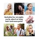 SILENCIO Hair Scalp Massager Shampoo Brush with Soft Silicone Bristles for Hair Care, Head Relaxation, Anti Dandruff, Exfoliating and Hair Growth with Scalp Care Manual Head Massager (Pink) gallery image