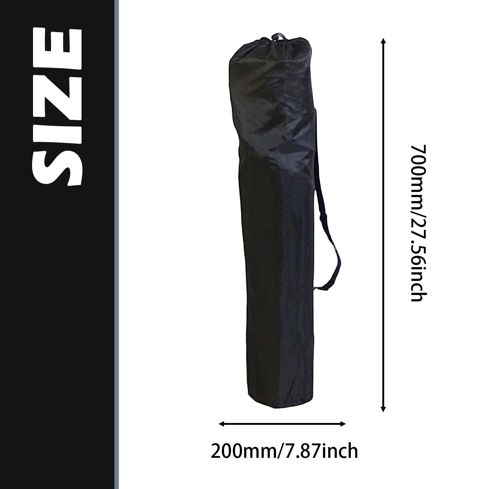 Bolsa de Transporte para Silla de Camping Funda de Repuesto Saco de Almacenaje Y Bolsa Portátil con Costuras Reforzadas Adecuado para Pesca Y Caza, Negro