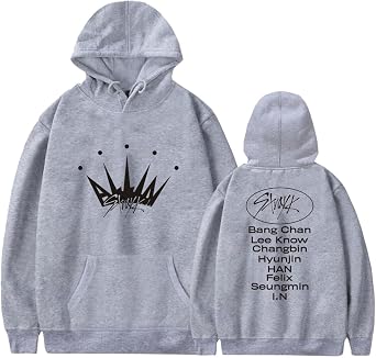 Xkpopfans SKZ Hoodie New Album ALL IN Support Pullover Bangchan Hyunjin Sweatshirt