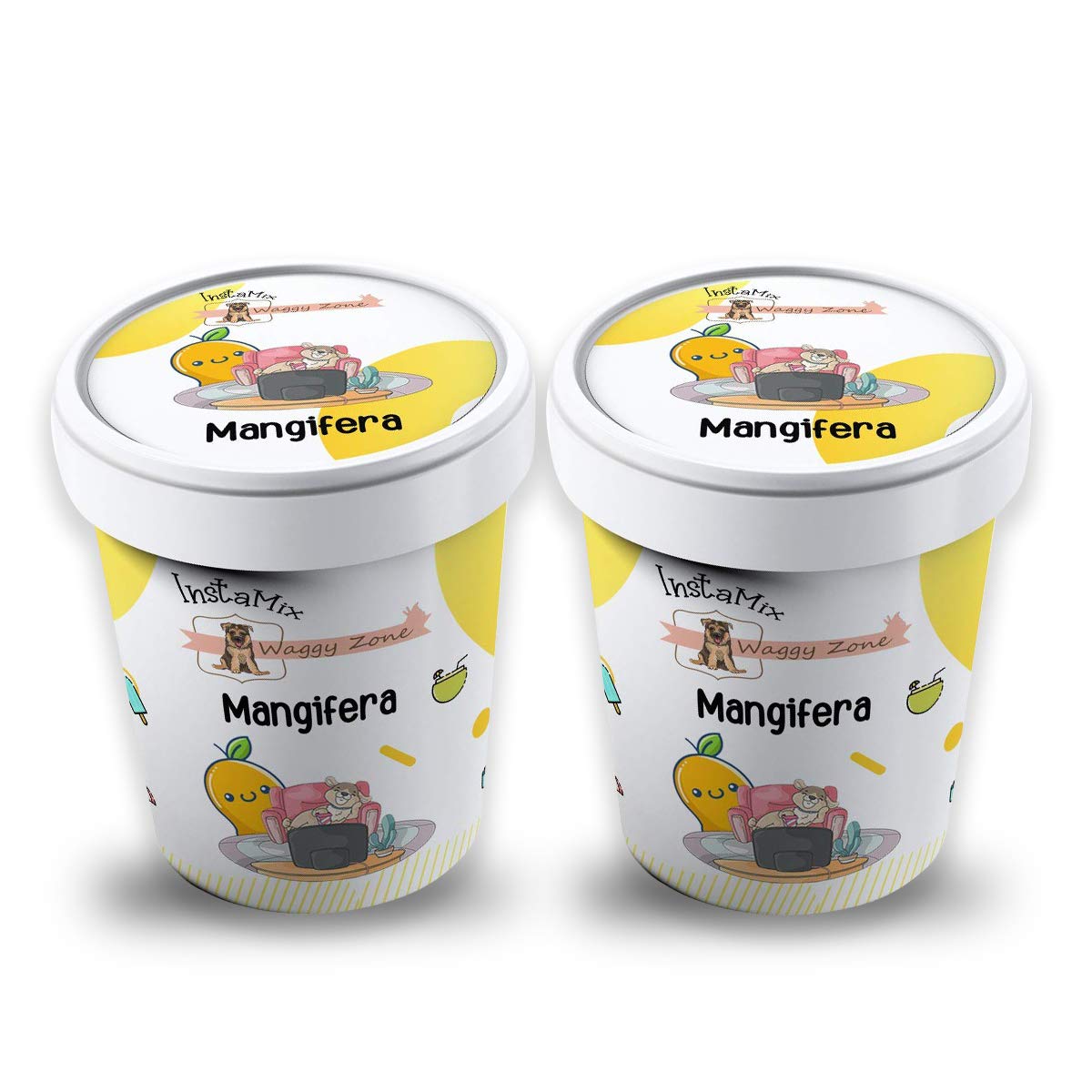 Waggy Zone Ice Cream Treat for Dogs, Puppies and Cats Instamix Natural Mango for All Age Vegan 30gm (Pack of 2) (B07Z5639HF) Amazon Price History, Amazon Price Tracker