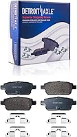 Vista 104 de Detroit Axle - Pastillas de freno para Dodge Dart 2013-2016 2014 2015 pastillas de freno de cerámica con reemplazo delantero y trasero de hardware