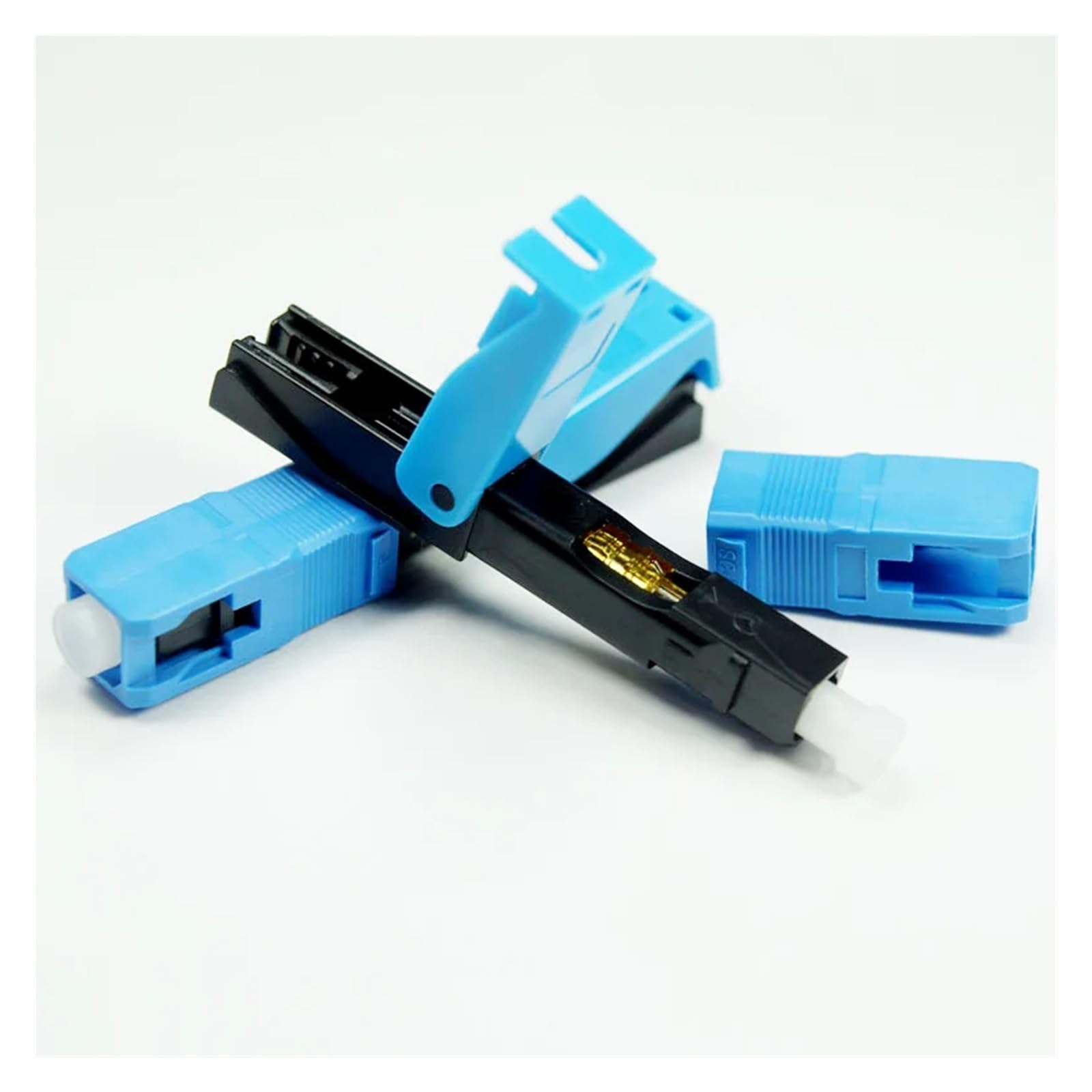 Épisseur de Fibre Optique SC 100PCS FTTH UPC Fibre Optique Fil Recouvert Rapide