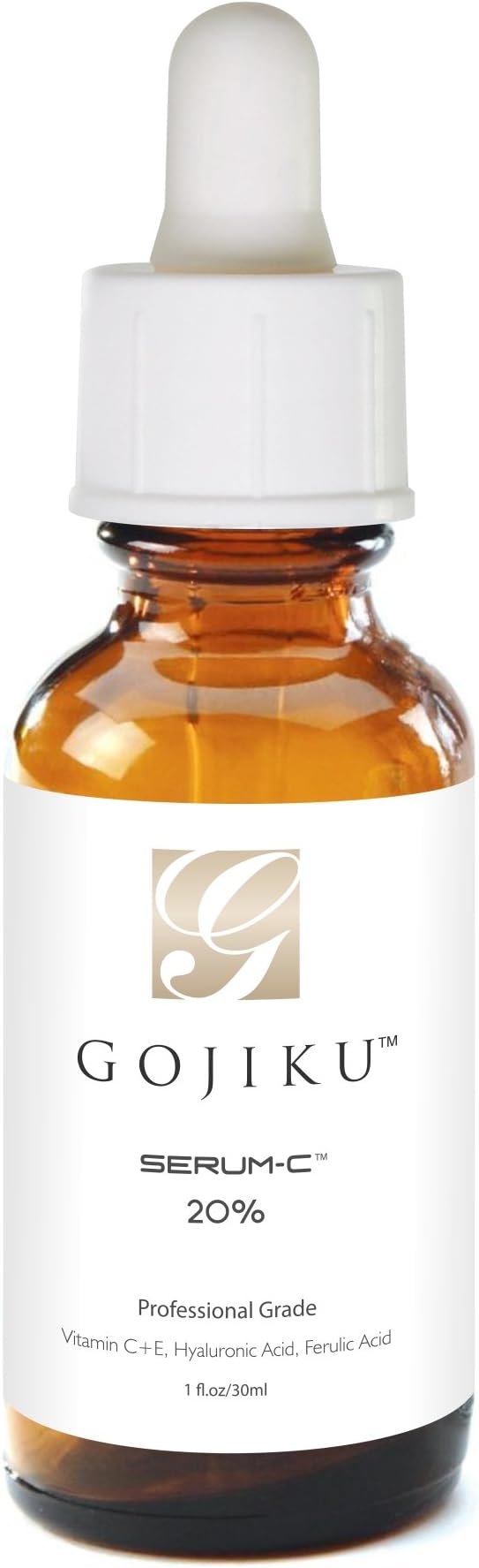 Gojiku8482; Serum-C8482; โญ BEST Vitamin C Serum for Face โญ Professional Grade STAY-C174; 50 Formula with 20% Vitamin C + Vitamin E + Hyaluronic Acid + Ferulic Acid โญ Anti-Aging Serum โญ Antioxidant โญ Sun Damage Protection & Repair โญ Moisturizer for Face โญ 1.0 Fluid Ounce โญ REAL Results โญ 100%!