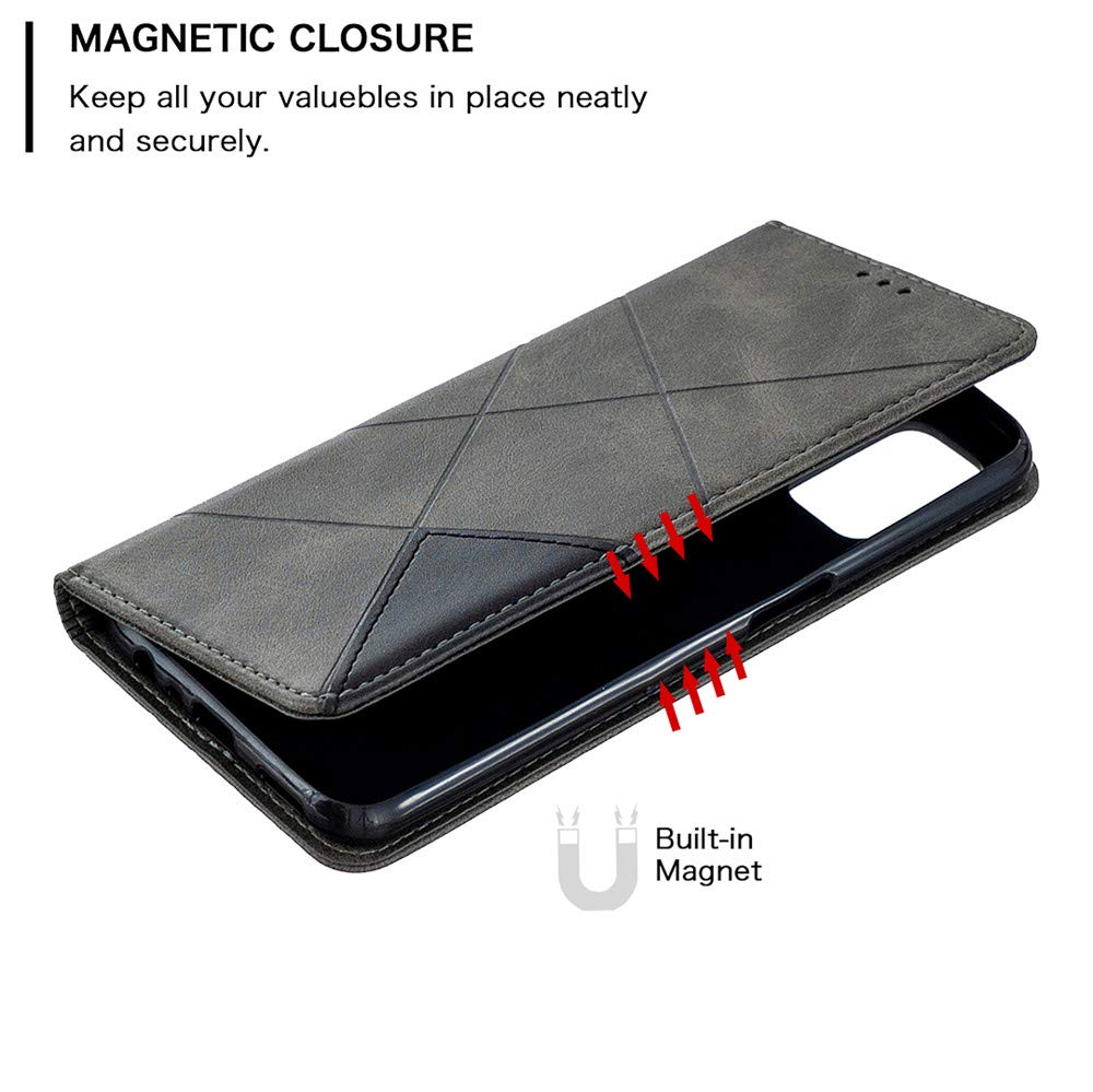 Cover per OPPO A52 / OPPO A72 / OPPO A92, Custodia in Pelle PU con Slot per Schede, Magnetica Portafoglio Cover per OPPO A52 / OPPO A72 / OPPO A92, Rosso Rosa