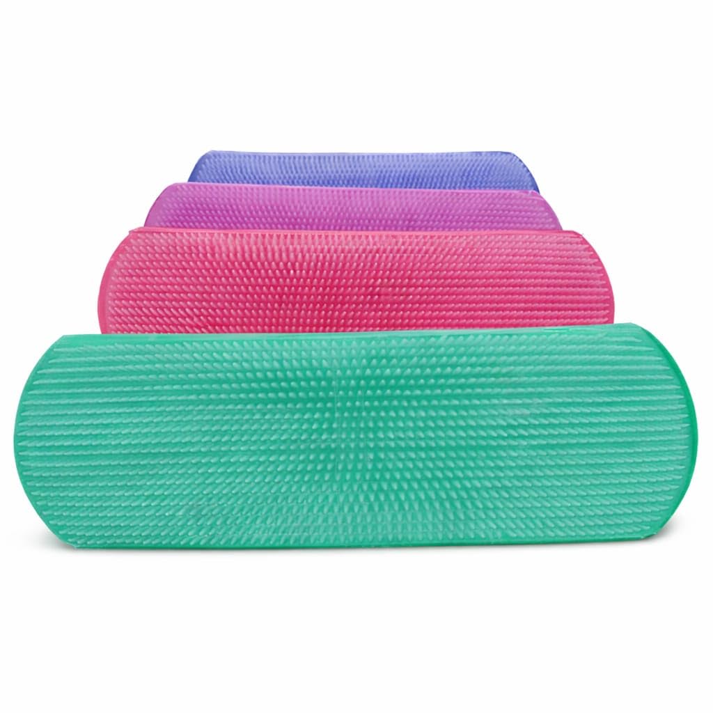 Nadeem's World Washing Cloth Soft Bristle Cleaning Laundry Brush, Plastic Wet and Dry Brush, Multi-Color, Pack of 4-image-41