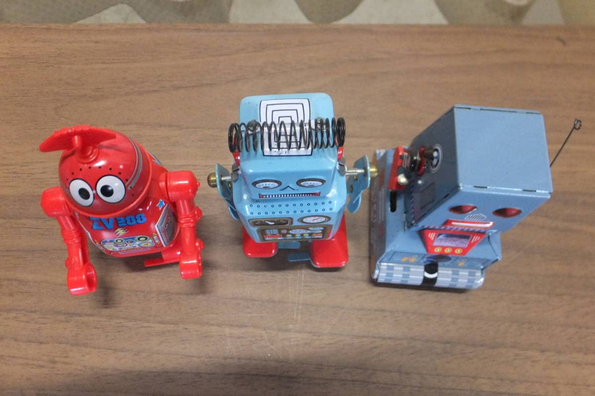 Amazon | ブリキ ロボット 3体セット ヴィンテージ ブリキロボ 