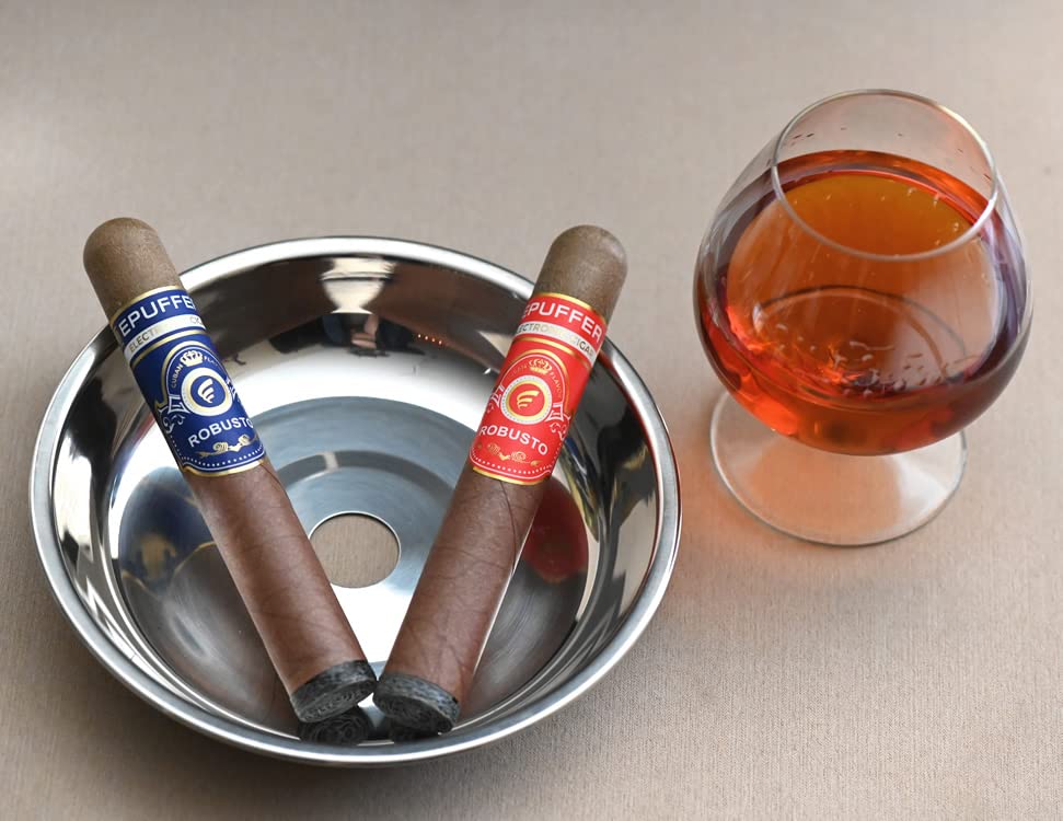 EPUFFER-ROBUSTO-Havana-RED-E-Cigar-Premium-Cigar-Flavour-Soft-Cork-Mouthpiece-Nicotine-Free