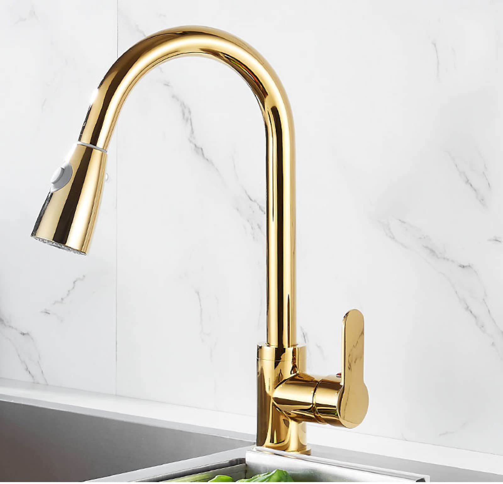 Robinet de cuisine en laiton pour éliminer les fuites et les projections d'eau