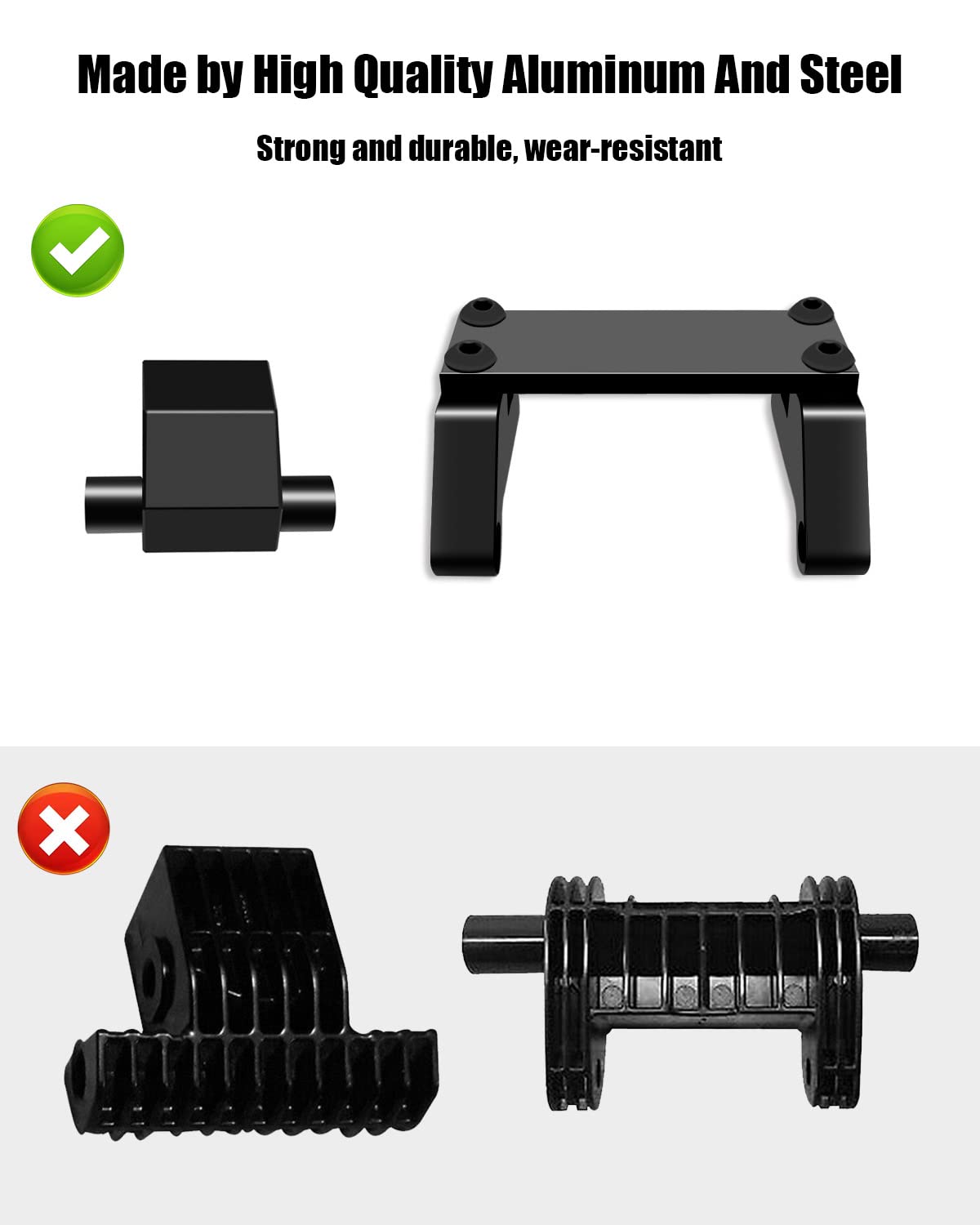 Montura de palanca y horquilla de metal para silla reclinable La-Z-Boy LazyBoy Power Recliners, piezas de repuesto mejoradas, color negro 2