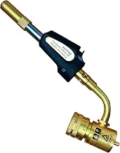 Maçarico Portátil Automático Hand Torch JH-1ST Pontas de Tocha Turbo para Serviço Pesado, Gás MAP/MAPP/Pro, Regulador da Tocha Turbo, Brasagem/Soldagem