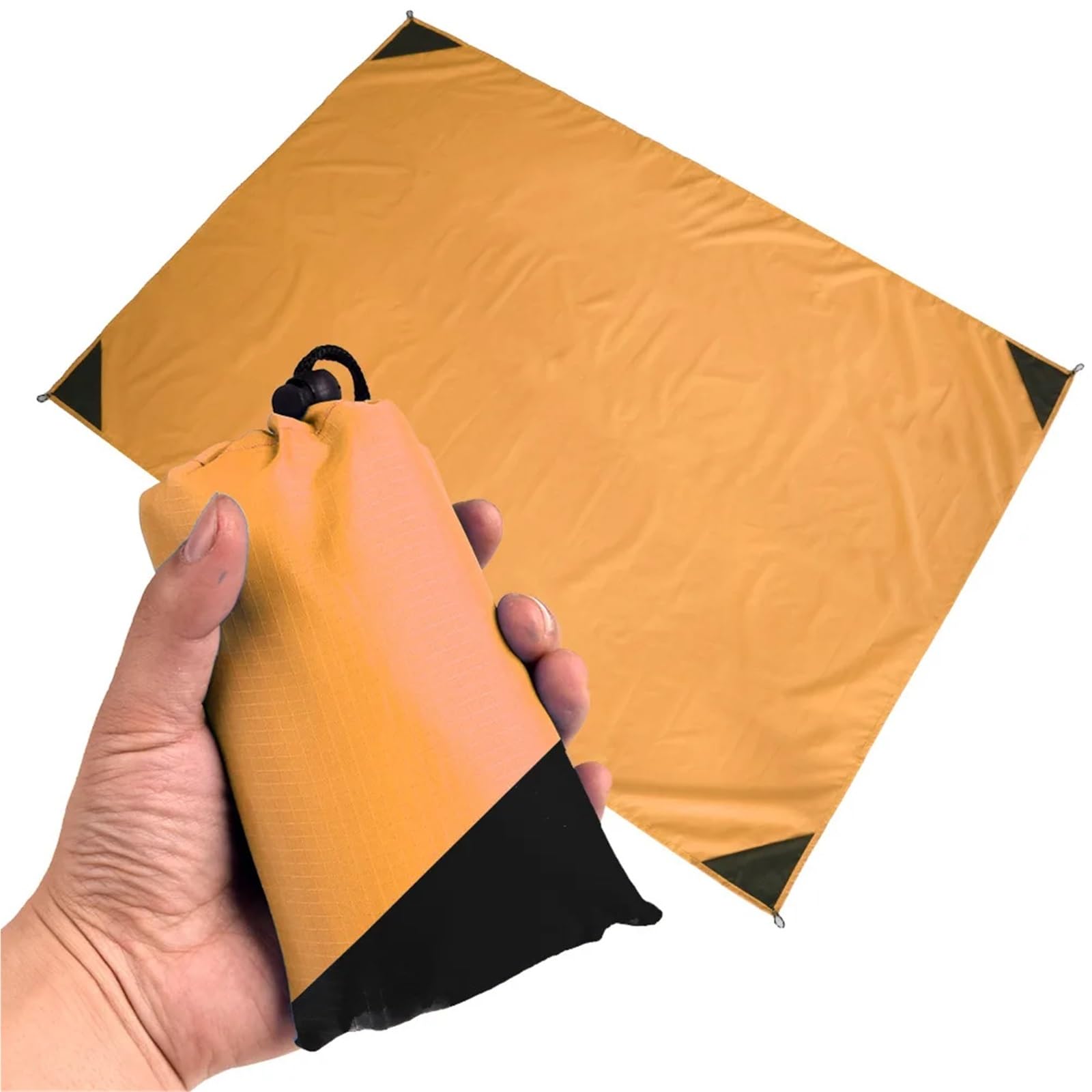 Tapis de camping imperméable pliable pour activités de plage et de pelouse, idéal pour le camping et l'extérieur, portable et facile à nettoyer