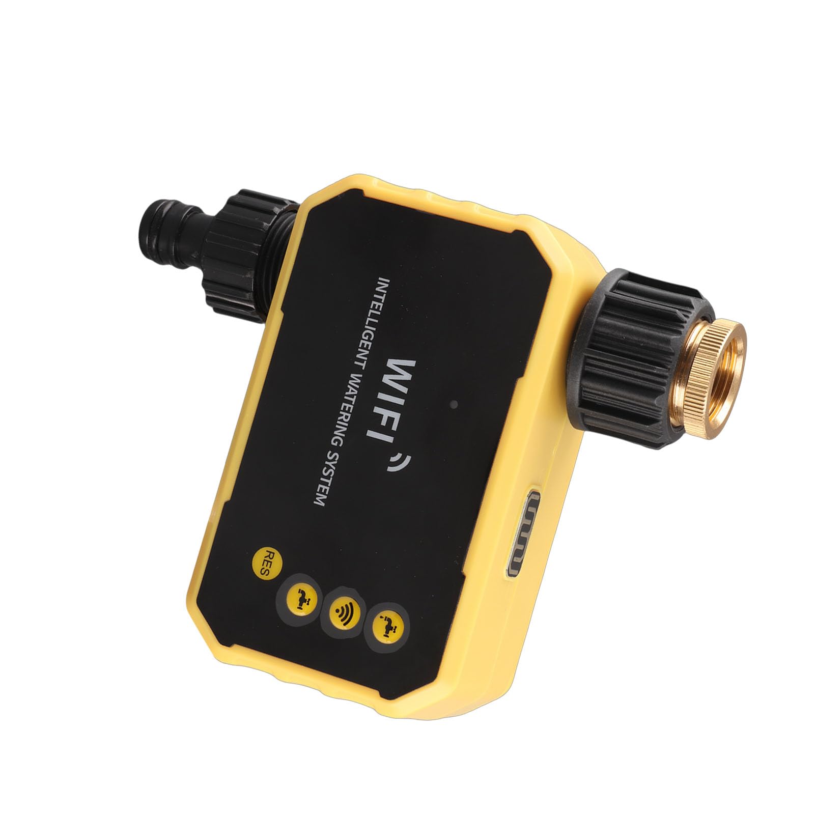 Cocoarm Programmatore per Irrigazione WiFi, Controller Intelligente per Irrigazione Ad Energia Solare con Sensore Pioggia, di Automatico da Giardino per Balconi e Cortili
