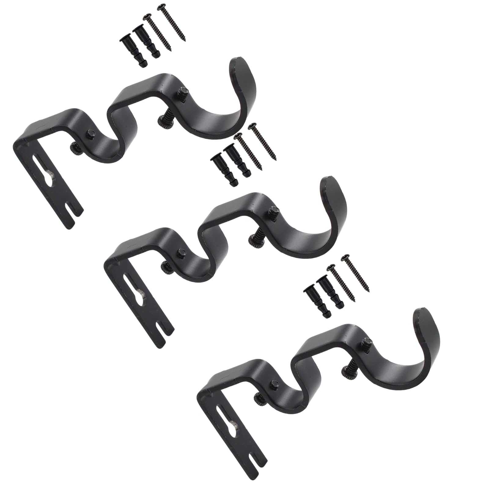 Buxuaaaa Barrier Rod Holder for 1 and 5 Over 8in Poles Contemporary Interior Design Denial Tools Curtain Bracket