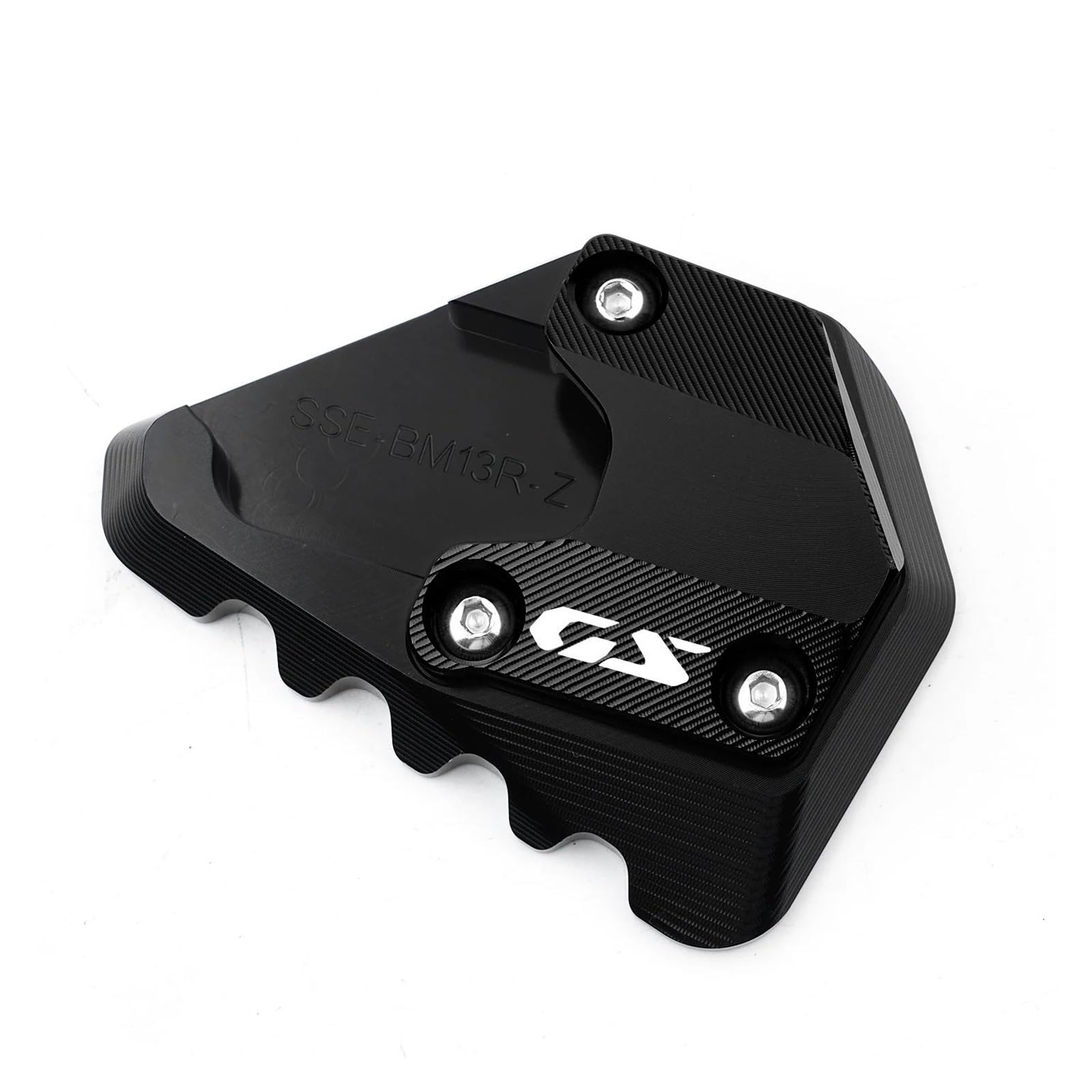 Per BMW R1300GS ADVENTURE 2024-2026 R 1300 GS ADV Moto Cavalletto Laterale Estensione Piastra Di Supporto Gs1300 1300 Gsa Accessori(Black,1)