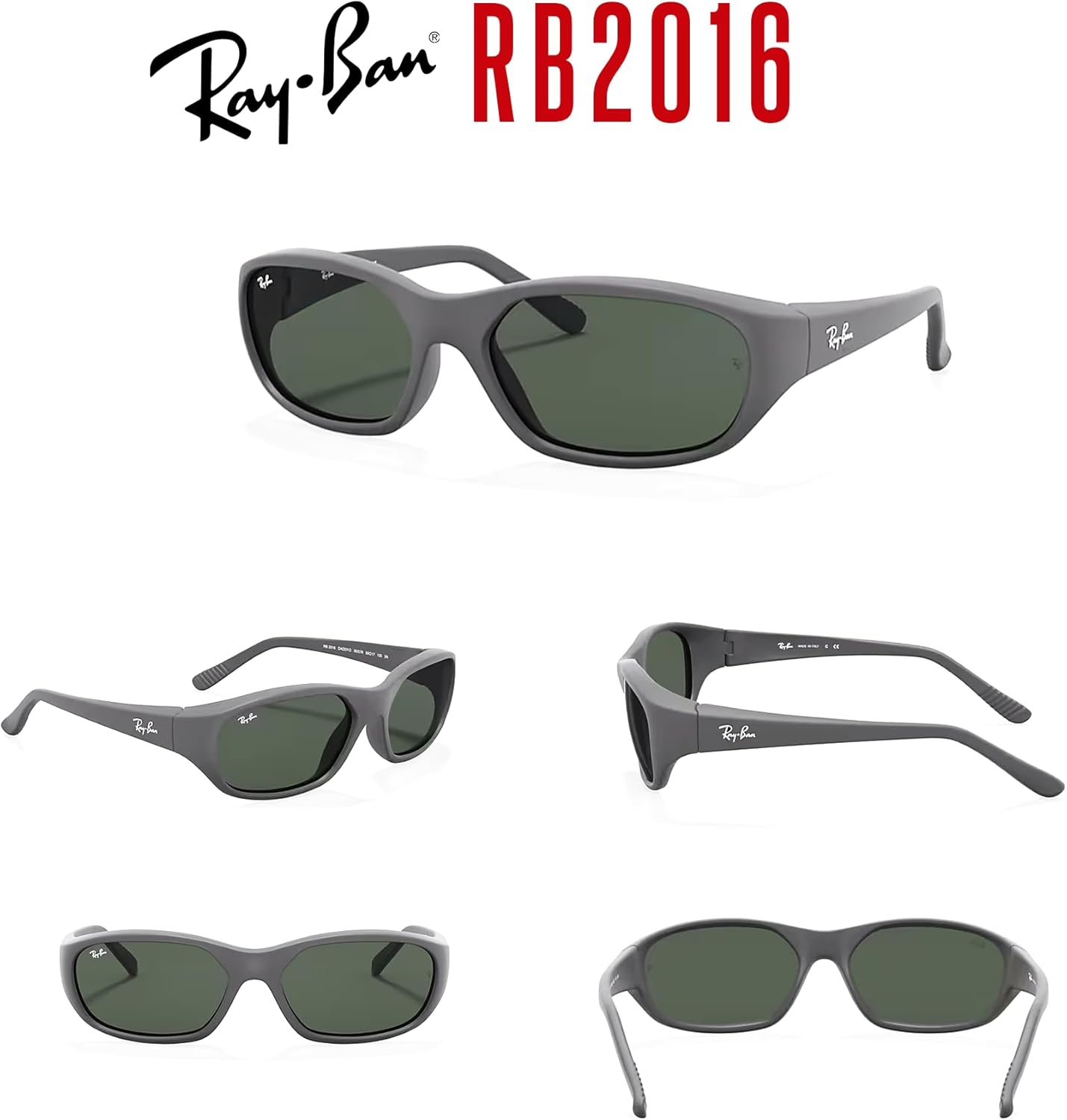 Ray-Ban RB2016 DADDY-O Sunglasses For Men For Women + BUNDLE with Designer iWear Eyewear Care Kit - Image 7