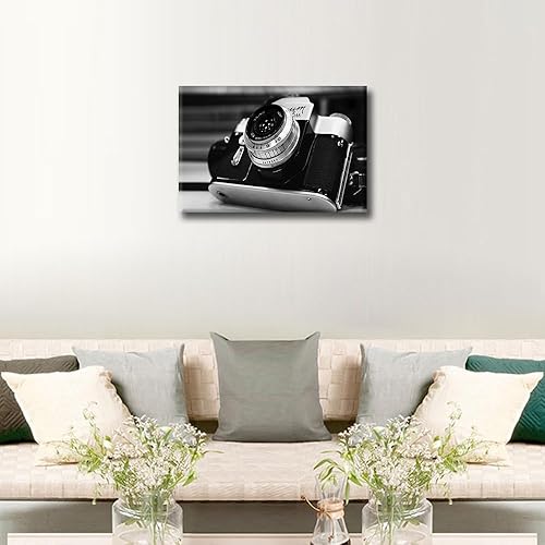 Vista 458 de 1 lienzo decorativo para pared, ferrocarril a través del bosque de pinos con niebla, decoración moderna para el hogar, sala de estar, arte de pared