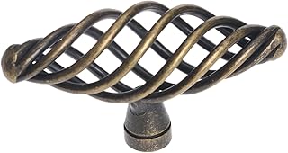 YYDFPIIA 1Pc Door Knob Bird Nest Style Antique Cabinet Dresser Handles Pulls Knob European Style Kitchen Pull Handles Furniture Hardware