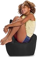 Vista 678 de Posh Creations Puf estructurado cómodo para jugar, leer y ver la televisión, Malibu Lounge, tela de lona para colorear, criaturas