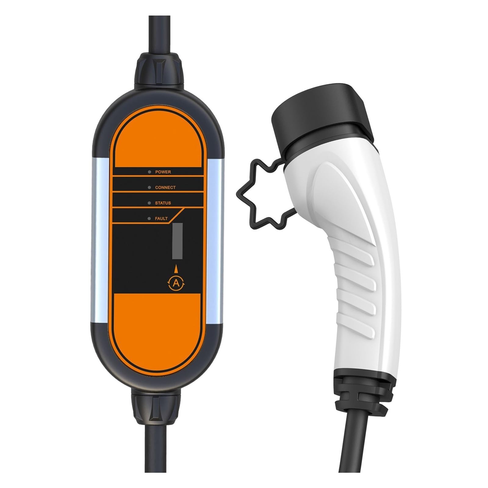 Cargador Portátil EV Tipo 2 8A-16A Cable De 5M Vehículo Eléctrico Enchufe Adaptador Estación Carga Coche Recarga Segura