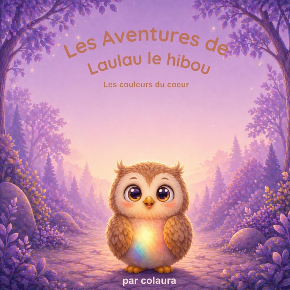 Les aventures de Laulau le hibou : Les couleurs du coeur: Histoire illustrée pour enfants - Idéale pour le rituel du coucher (Les aventures de Laulau le hibou : histoires du soir)
