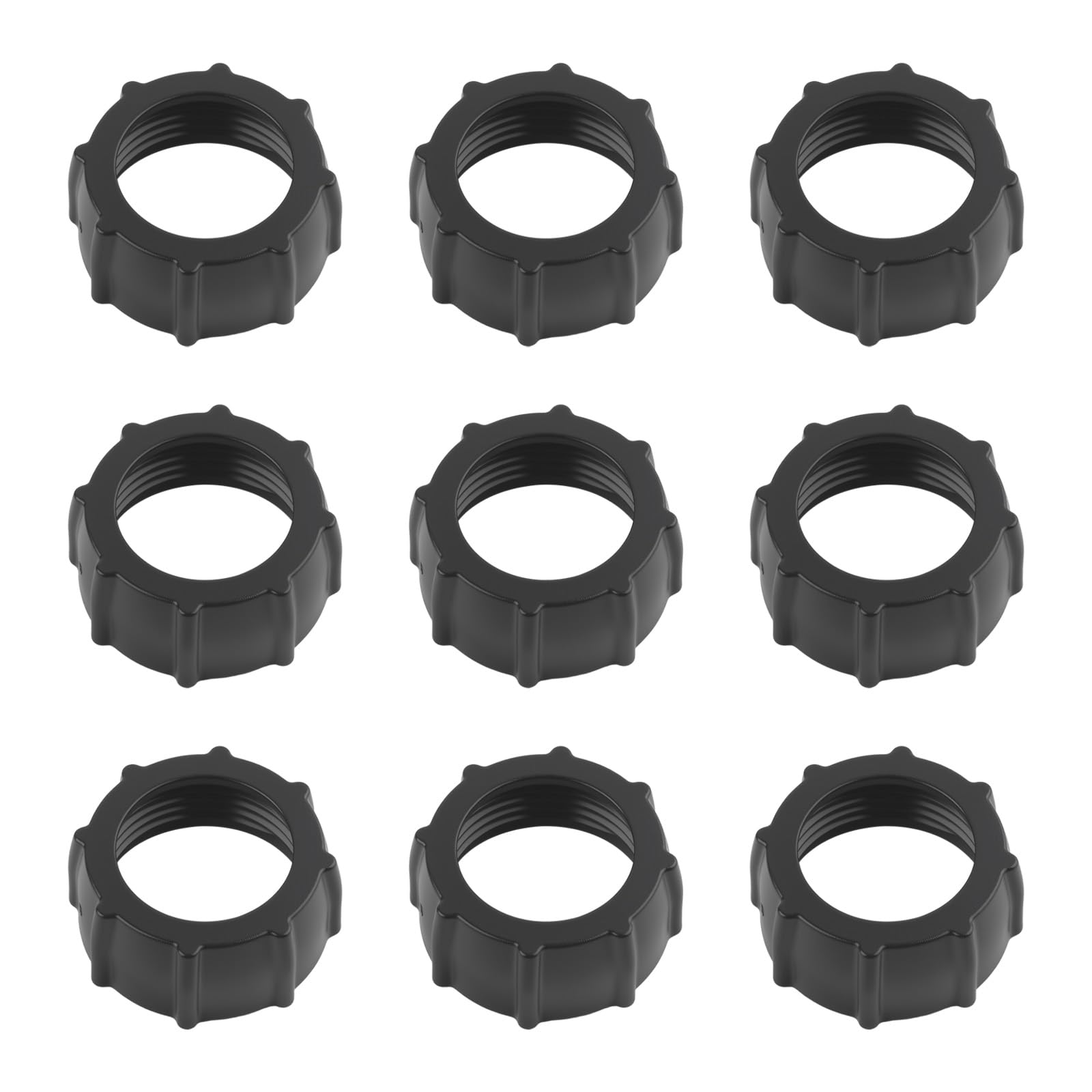 9PCS Car Phone Mount Replacement Parts 17MM Ball Head Tightening Nut Adapter Universal Nut Car Accessories Replacement for