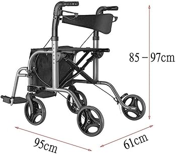 歩行器 大きな車輪 調整可能ハンドル 61p5sGzOJcL._AC_UF350,