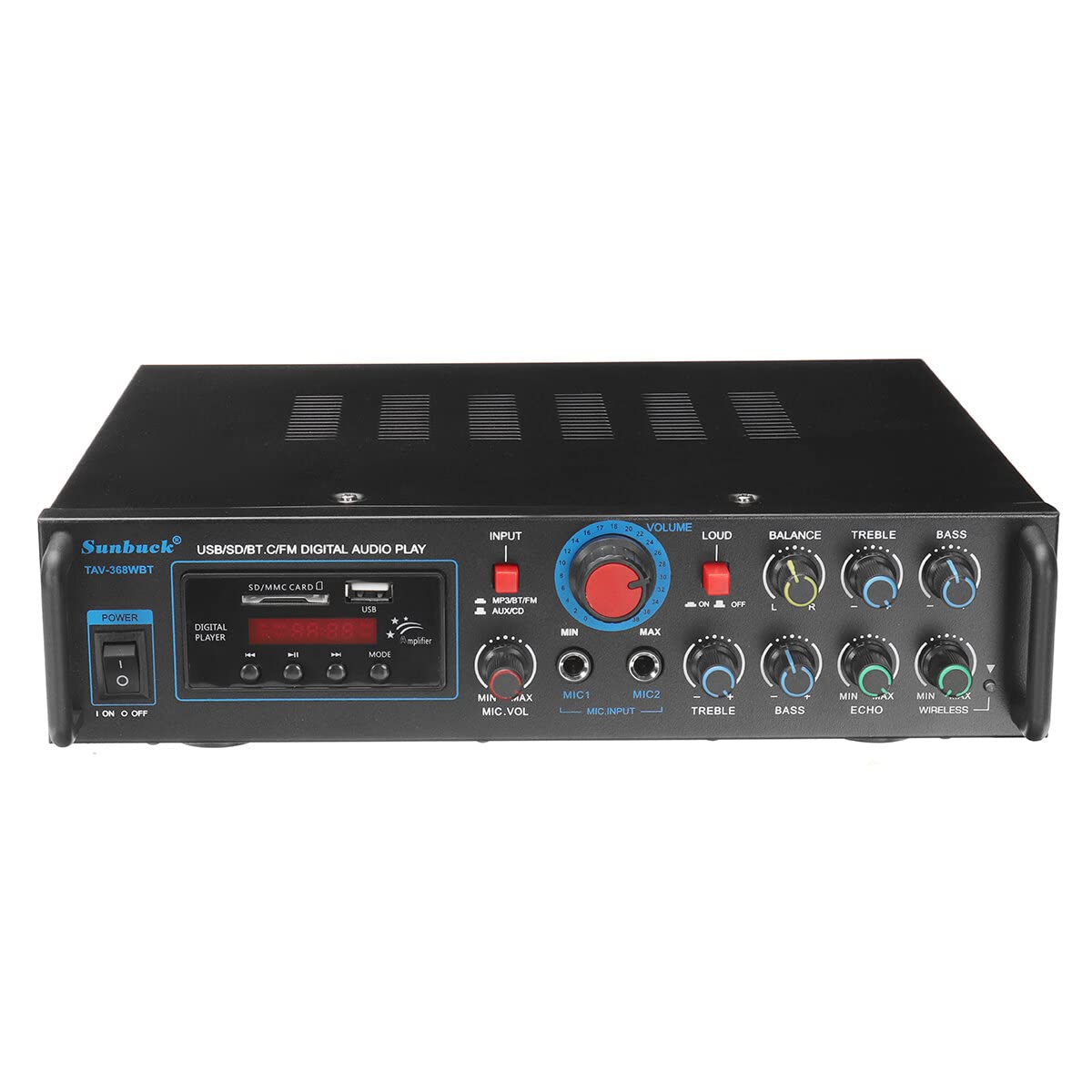 Buy Sunbuck TAV368WBT Bluetooth 5.0 Stereo Audio Power HiFi Amplifier