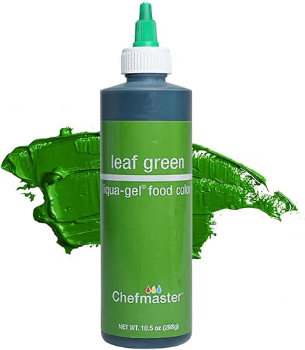 Chefmaster Liqua-Gel Food Color, 10.5-Ounce, Leaf Green