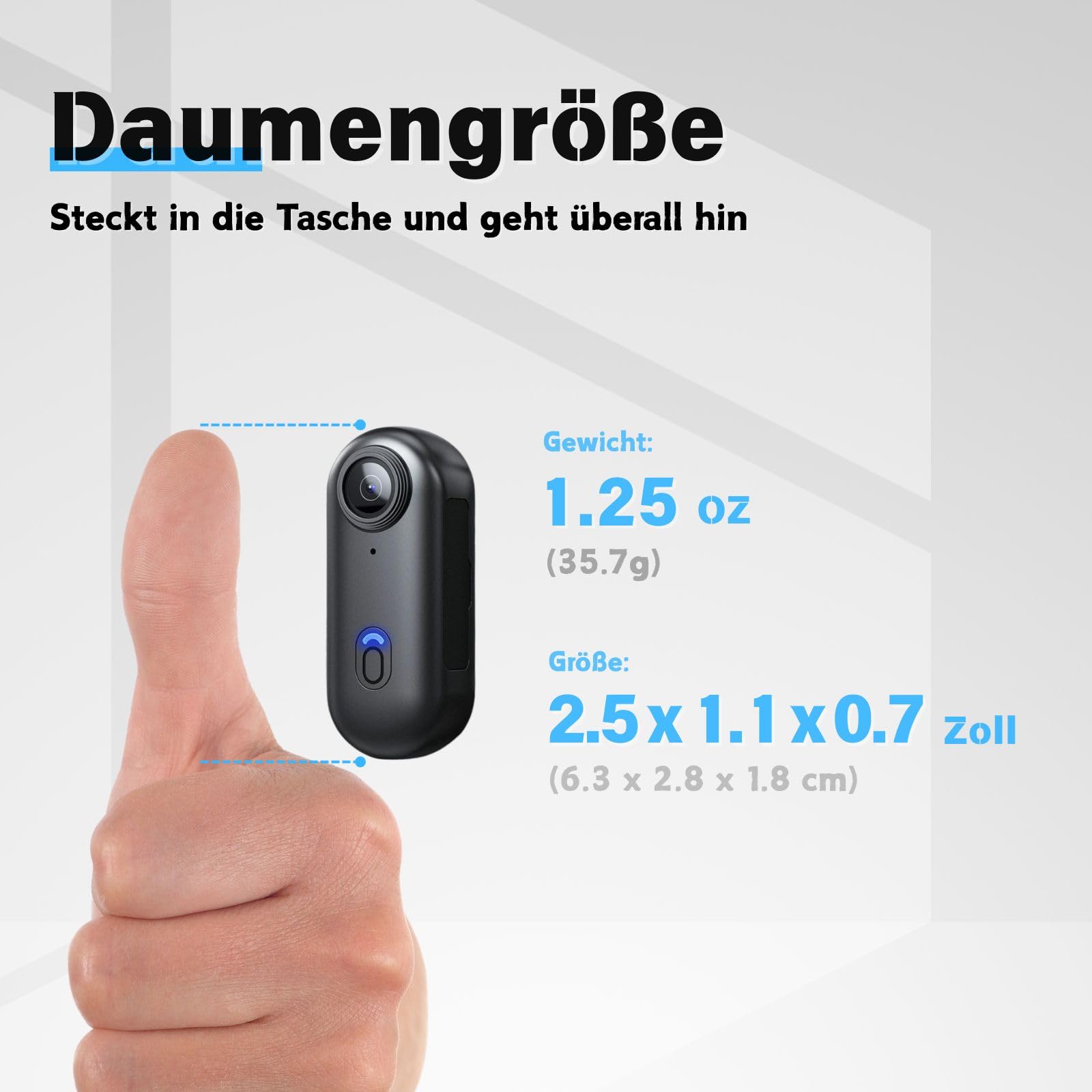 Cámaras corporales 4K con Seguimiento de Audio y Video, cámara Corporal 4K Impermeable, magnética y con Clip de 360°, batería de 120 Minutos para Ciclismo, Caminar con Animales (4K-P-64G)