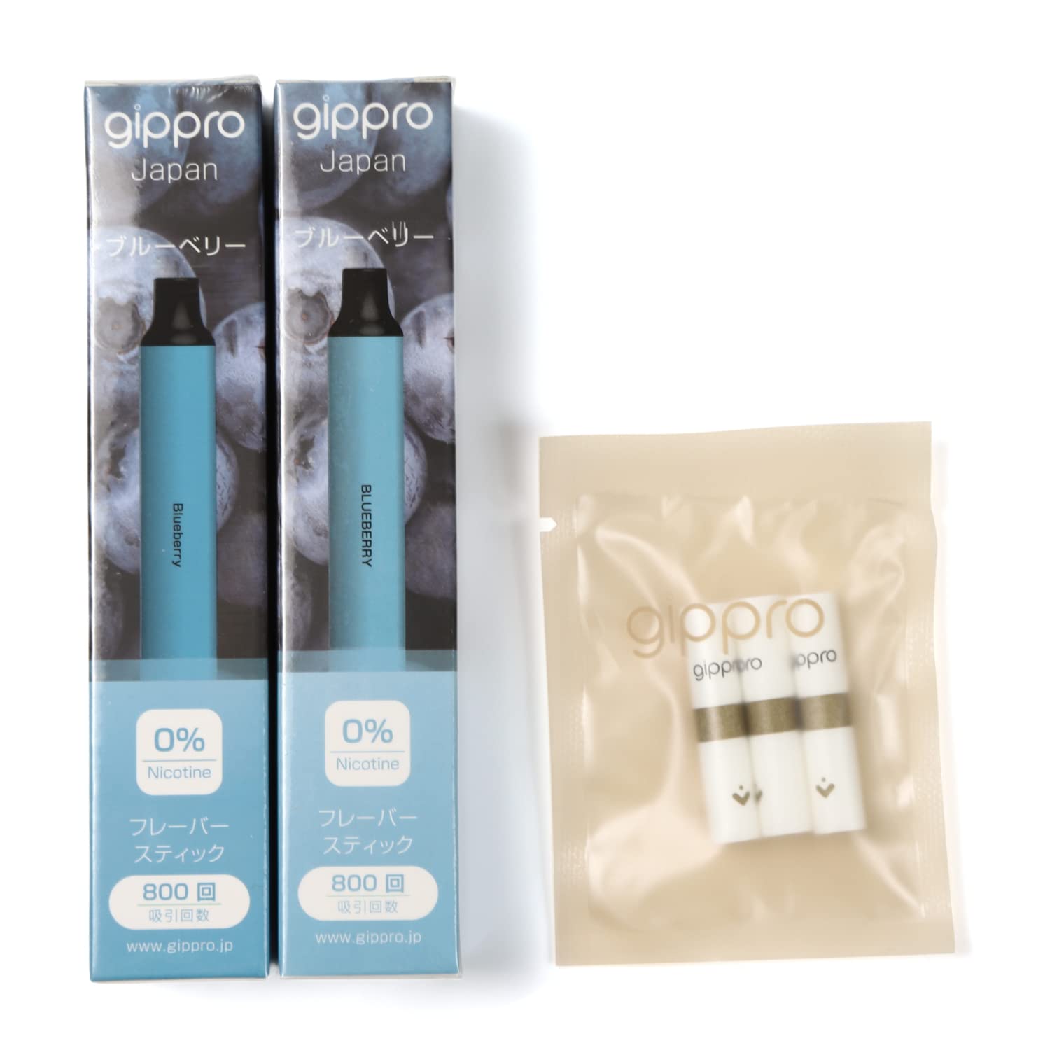 Amazon | gippro Neoブルーベリー【2本入り+交換フィルター1袋】電子
