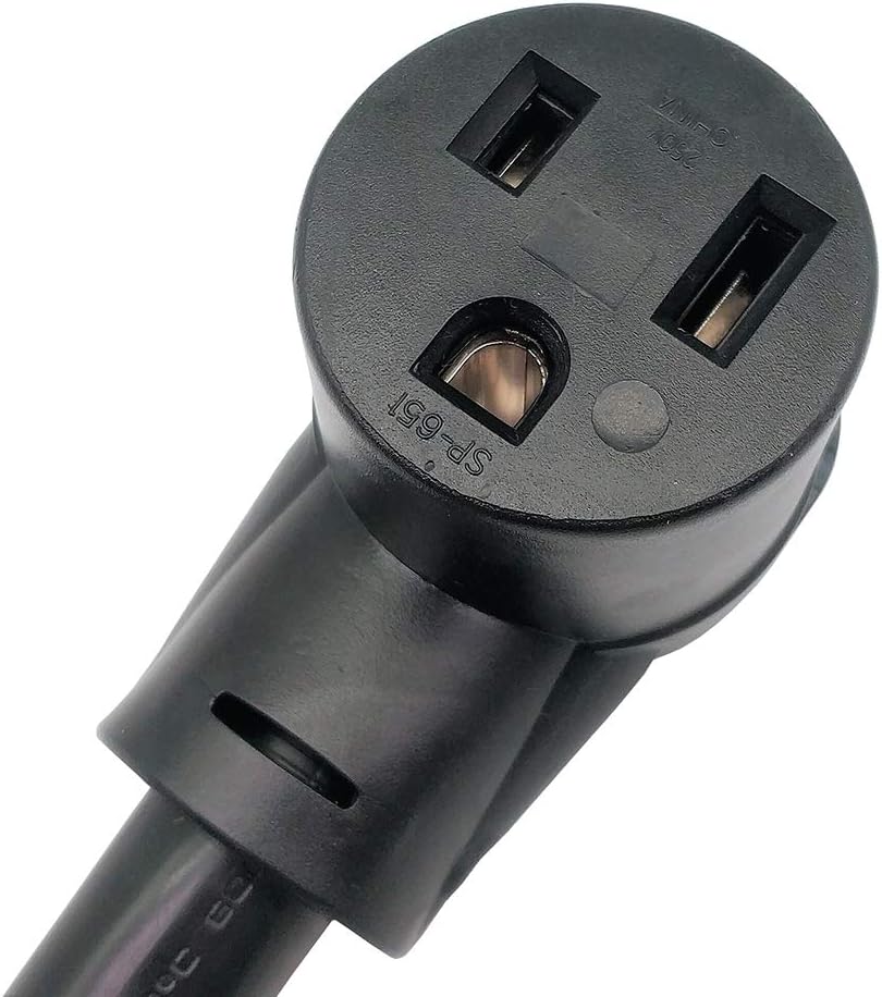 Parkworld Range/Stove/Oven Plug NEMA 10-50P to Welder 6-50R Welding Adapter Cord 50A 250V, 6 AWG (4FT)