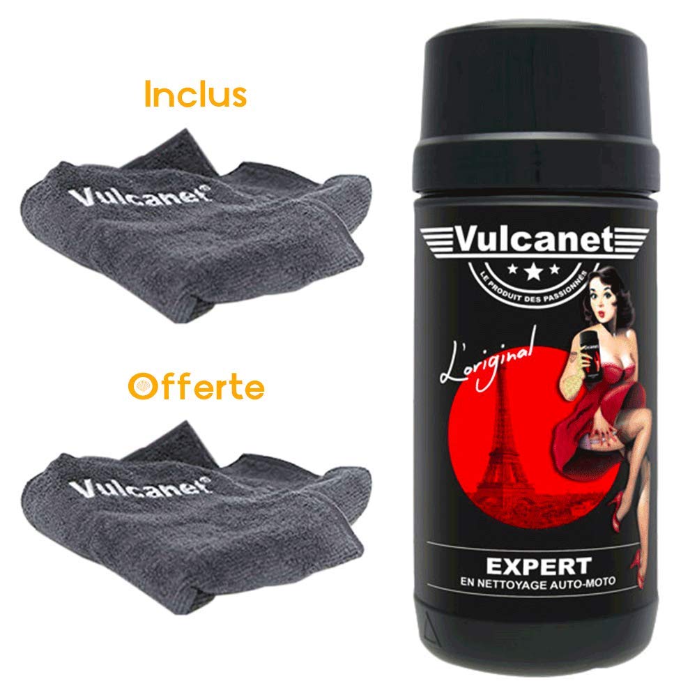 Vulcanet 80 x Reinigungstücher ohne Wasser + 2 x Mikrofasertuch