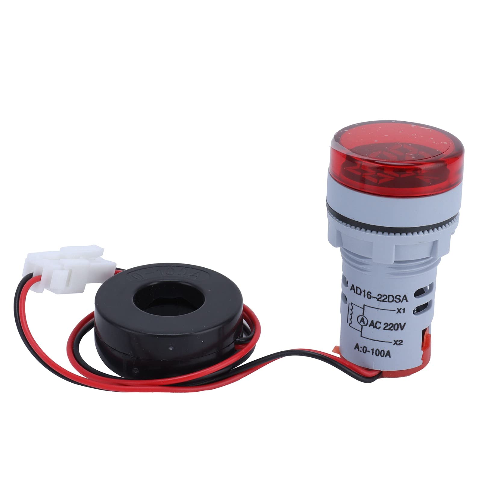 hilitand digital ammeter, ac 220v general ammeter, ad16-22dsa digital current indicator, ac voltage indicator(red)