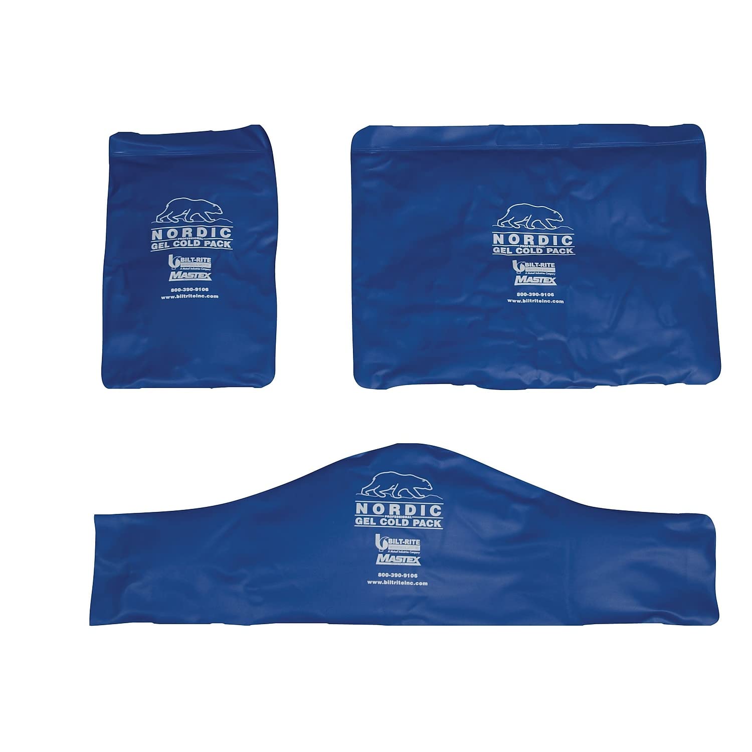 Nordic Gel Packs, Blue, Quarter Size