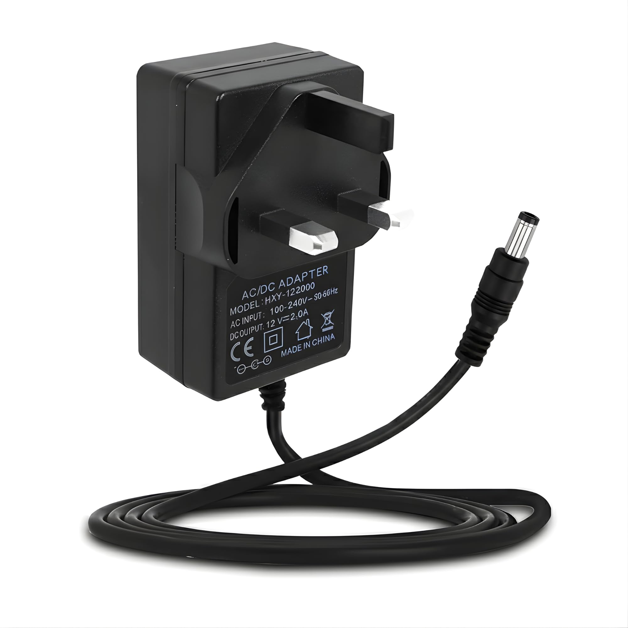 12V 2A Power Supply Adapter, Auroh AC 100-240V to DC 12V 2000mA 24W Universal Power Adapter Driver Transformer 5.5mm x 2.1mm Jack for LED Strip Lights, Router, CCTV Camera, Monitor