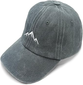 Vintage Baseball Cap Mens Peak Baseball Hats Classic Washed Cotton Dad Cap Womens Outdoor Sports Cap Adjustable