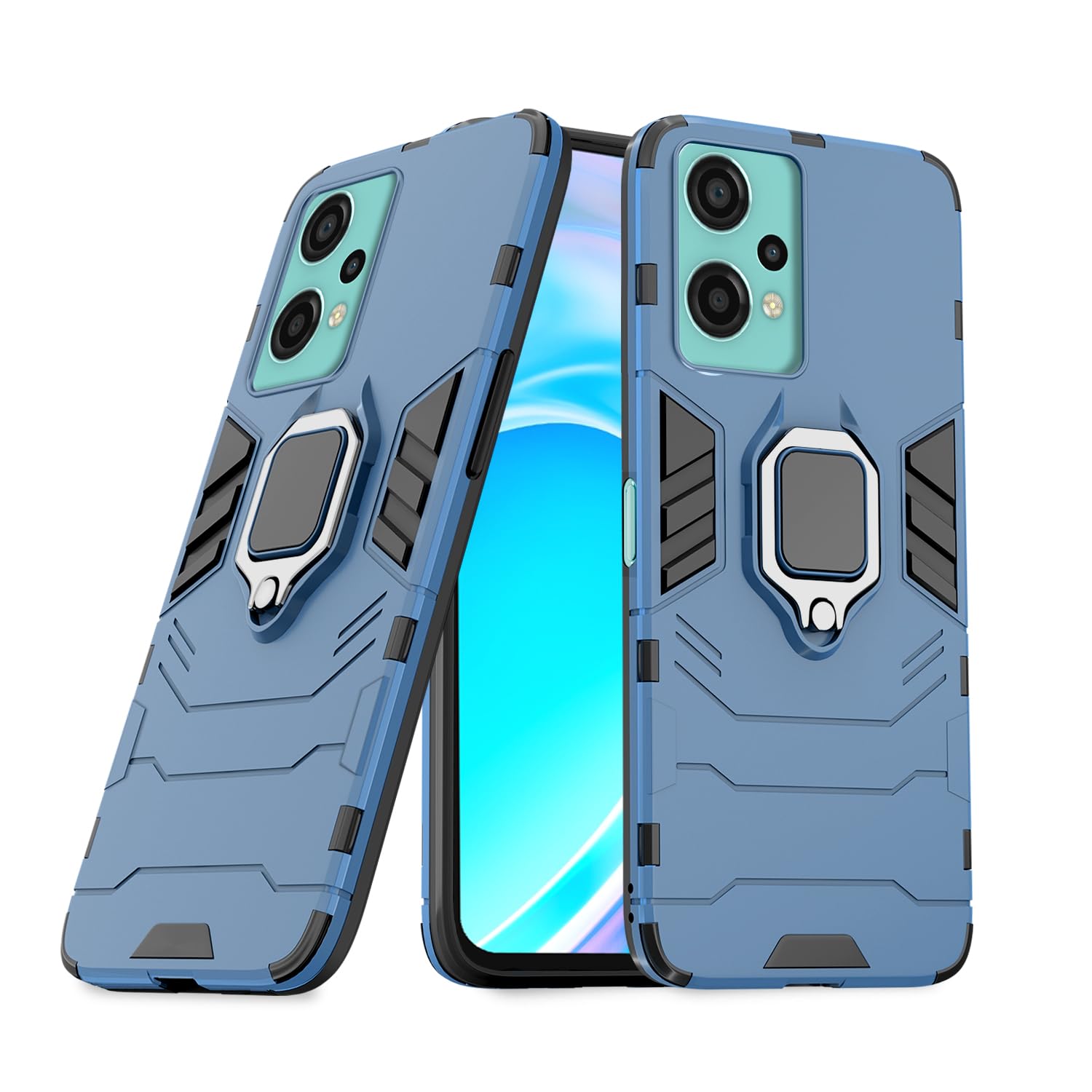Pikkme OnePlus Nord Ce 2 Lite 5G Back Cover | D5 Tough Armor Bumper | 360 Protection Case | Ring Holder Stand Case for OnePlus Nord Ce 2 Lite 5G (Blue) (B0CBBM7C58) Amazon Price History, Amazon Price Tracker