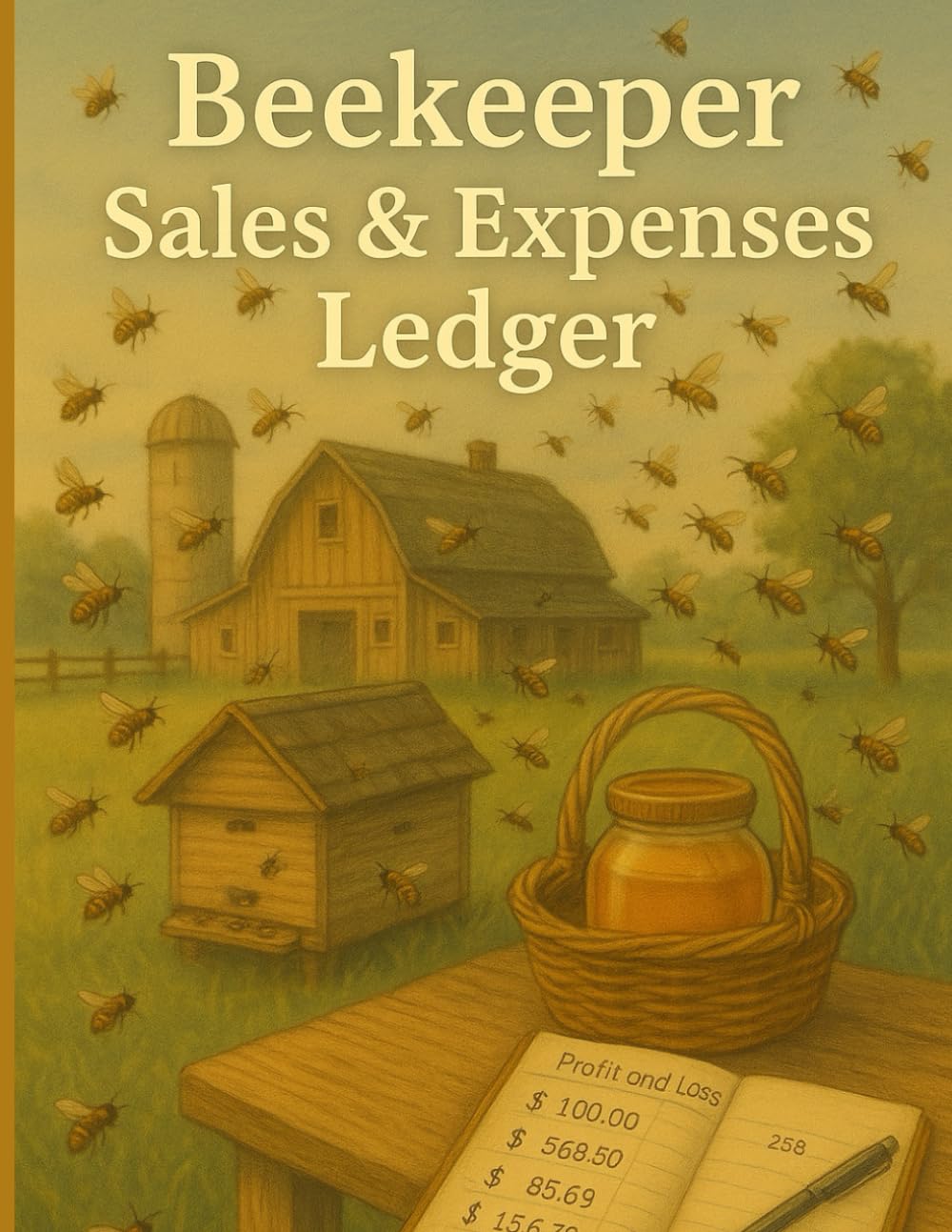 Beekeeper Sales and Expenses Ledger: Designed for Farmers Beekeepers, Honey Sellers, Apiary Owners, Small Agricultural Entrepreneurs