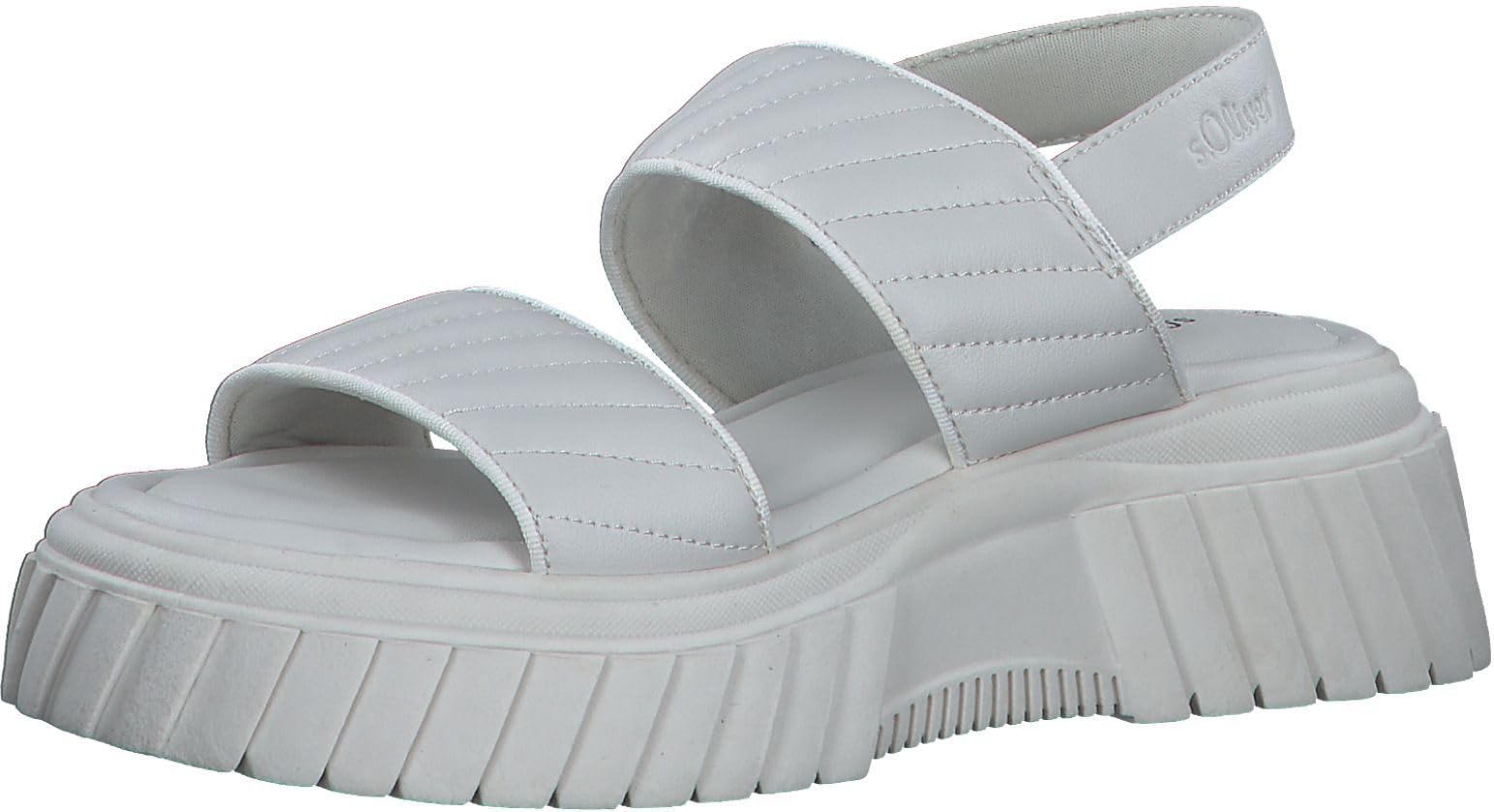 s.Oliver Women's 5-5-28705-20 Sandals, Beige, 38 EU, beige, 6 UK