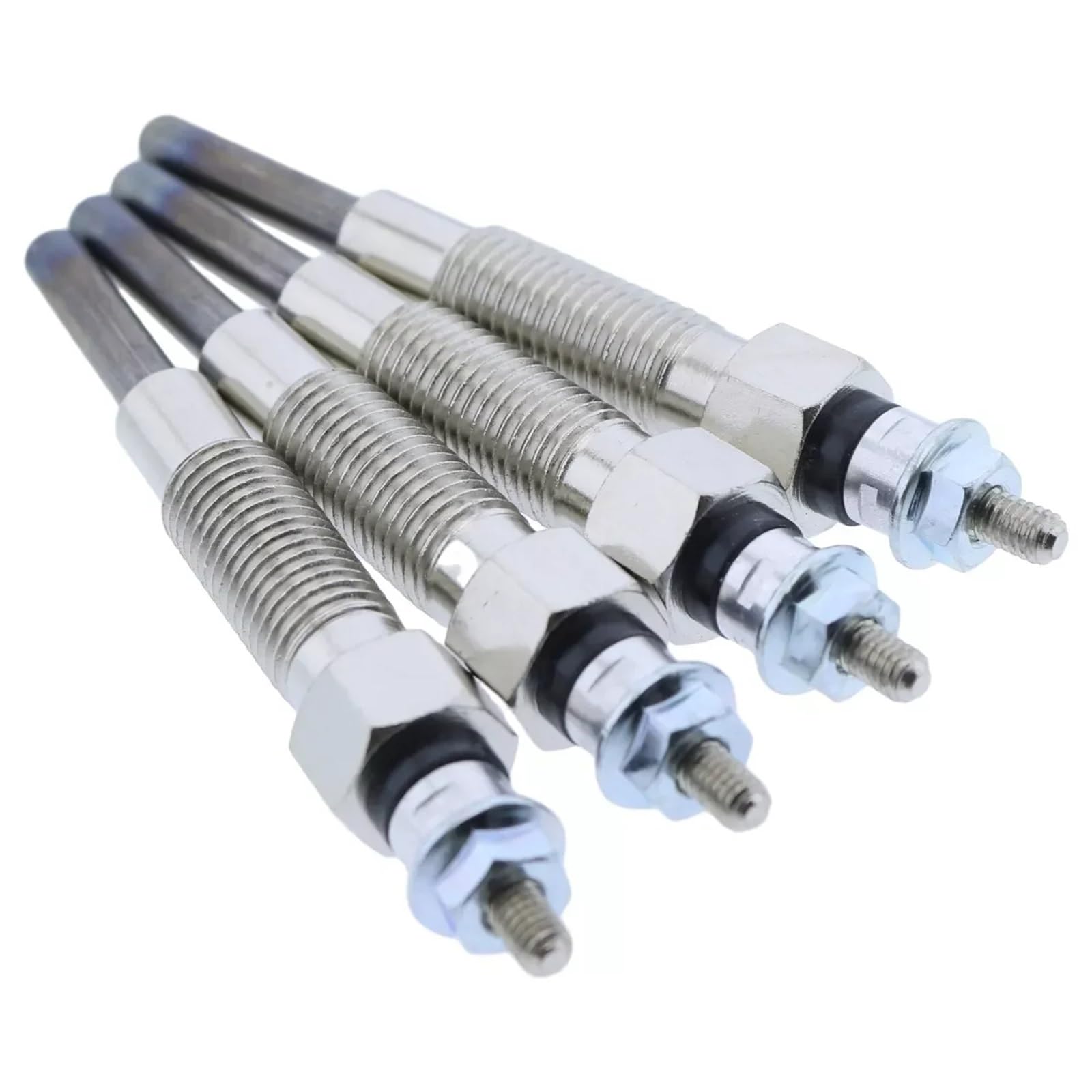 Bougie Préchauffage Compatible avec Mitsubishi S4S S4Q S4Q2 Kit d'entretien bougies préchauffage auxiliaires 4 pièces références 32A6603100 32A6603101 32A6603102
