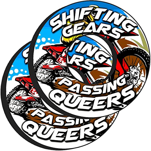 Gripdonuts.com® Premium MX Grip Donuts for Dirt Bike Motorcycle BMX - Shifting Gears Passing Quee*s